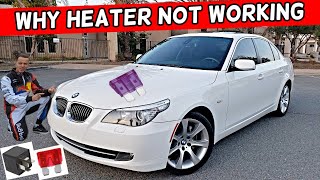 WHY HEATER DOES NOT WORK BMW E60 E61 525i 528i 530i 535i 540i 550i 520i 523i 520d 525d 530d 535d [upl. by Savina795]