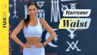 Quick WaistTrimming Bodyweight Exercises for Busy Women  FUNfitt with Susanayabar [upl. by Sekoorb]