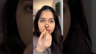 👃🏻 Nose Contour Tutorial shorts makeup [upl. by Camile]