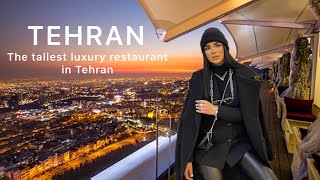 IRAN TEHRANSky lounge  The tallest luxury Restaurant in tehran مرتفع ترین رستوران لوکس تهران [upl. by Noffets942]