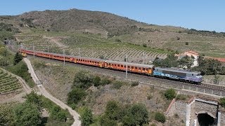 trains sur la cote Vermeille Partie 3 Mai 2014 [upl. by Elehcin582]