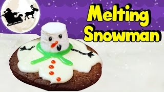 How To Make Christmas Melting Snowman Cookies [upl. by Eiroc]