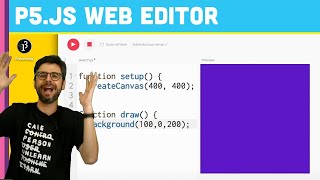 How to Use to p5js Web Editor 12 [upl. by Oniratac]