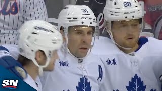 Maple Leafs Tavares Finishes With A Slick Wrister Past Markstrom [upl. by Drarrej]