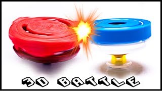 3D PRINTED BEYBLADE BATTLE  Collision VS Proto Beyblade Burst ベイブレードバースト 베이블레이드 버스트 [upl. by Minsk]