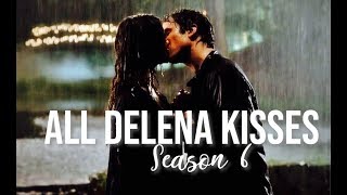 All Delena Kisses ♡ Season 6 [upl. by Yordan]