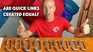 Are Quick Links Created Equal Maillons rapides [upl. by Aiekam]