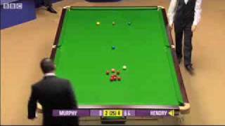 Stephen Hendry hit a maximum 147 break in his World Championship quarter final clash with Shaun Murphy at the Crucible part1 [upl. by Tesil752]