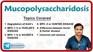 Mucopolysaccharidoses Inherited Metabolic Disorders  MBBS Biochemistry and USMLE Step 1 [upl. by Thorne147]