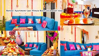 Last Minute Diwali Living amp Dining Room Makeover amp Diwali Décor Ideas  Rented Apartment [upl. by Caleb813]