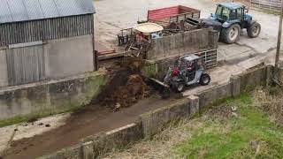 Weidemann T4512 on Dairy Farm [upl. by Nunciata]