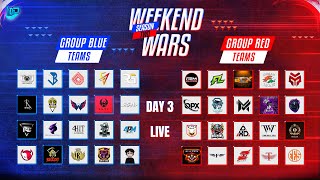 LIQUID ESPORTS PRESENTS BGMI VETERAN WEEKEND WARS QUALIFIERS DAY 3 [upl. by Anitsirhc203]