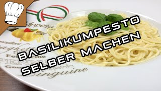 Pesto Rezept  italienisches Pesto  einfaches Pesto mit Basilikum [upl. by Samot]