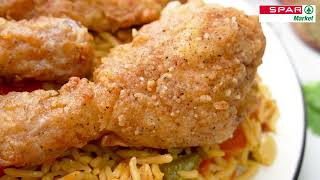 Jollof Rice amp Fried Chicken  SPAR Market Nigeria [upl. by Immaj]