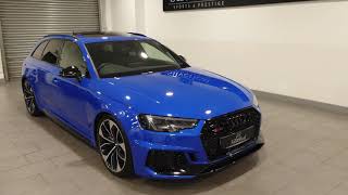 Audi RS4 Avant Nogaro Blue [upl. by Eniala]