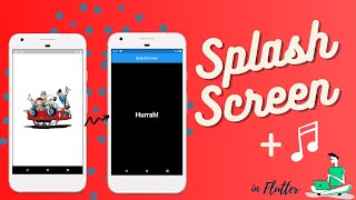 Splash Screen Example with Sound  Android  iOS  Flutter Tutorials [upl. by Dlawso]