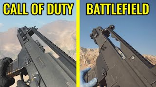 COD MW3 2023 vs Battlefield 2042  Weapons Comparison [upl. by Hairaza]