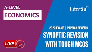 Paper 3 2023  Tough MCQs  ALevel Economics Exam Revision [upl. by Tichonn]