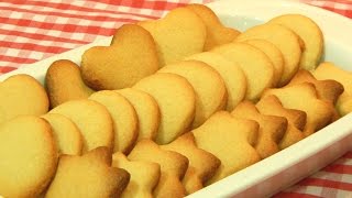 Receta fácil de galletas crujientes de mantequilla [upl. by Leind]