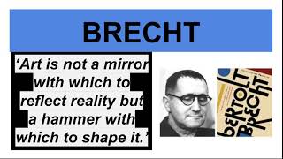 Brecht GCSE Drama Brechtian Techniques and Conventions Exploring Theatre Practitioners [upl. by Kev]