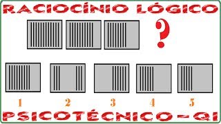 Raciocínio Lógico Sequência Figura Teste psicotécnico QI Quociente Inteligência Detran Concurso RLM [upl. by Bryce459]