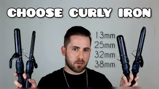 comparing curling iron  sizes and results [upl. by Curtis436]