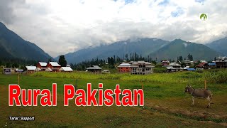 Walking In The Arang Kel Village Kashmir  Rural Pakistan 2021 [upl. by Hortensa]