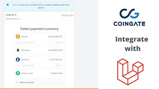 How to Integrate Coingate with Laravel [upl. by Ariane]