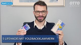 5 LifeHacks mit der FoldbackKlammer – so geht‘s [upl. by Blight]