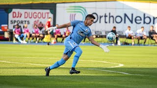 GOALKEEPER SCORES FROM HIS OWN PENALTY BOX  FirstEver Goalie Goal In USL League One History [upl. by Solana]