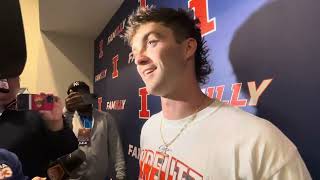 Illini QB Luke Altmyer post game vs Kansas [upl. by Rednasela]