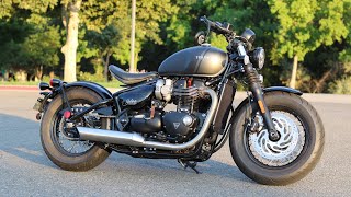 2022 Triumph Bonneville Bobber Walkaround [upl. by Eanyl]