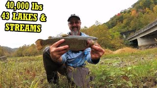 Fall Trout Stocking in West Virginia [upl. by Llydnek198]