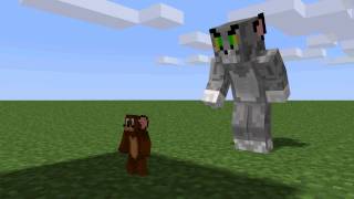 Tom and jerry  a minecraft animation [upl. by Nivat]