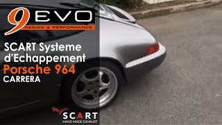 9EVO  SCART Exhausts Porsche 964 Carrera [upl. by Moishe]