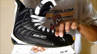 Bauer Flexlite 30 Ice hockey skates HD Review by Hockeytutorialcom SkateAttack [upl. by Yesnik779]