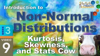 NonNormal Distribution in Statistics – Skewness and Kurtosis 39 [upl. by Oinotnas]