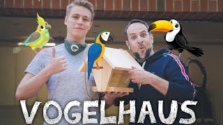 Vogelhaus  Futterhaus selbst gebaut  Anleitung und Tipps amp Tricks [upl. by Richers454]