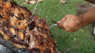 Un costillar criollo al asador [upl. by Koffman]