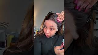 Credit Aaliyah Jay makeuptutorial hairtutorial wiginstall haircare blackhair skincare beauty [upl. by Teeniv]