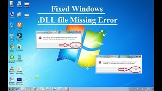 How to Fix All DLL Missing File Error in Windows PC  Windows 7XPVistaService Pack 12 [upl. by Pasol]