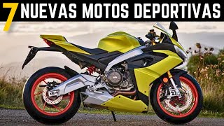 7 nuevas motos deportivas para 2024 [upl. by Ayekim]