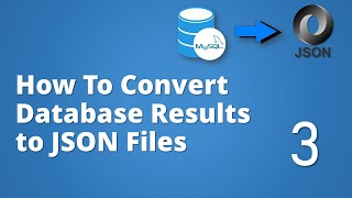 Part3 SDET Essentials How to Convert Database Results into JSON Files [upl. by Joliet]