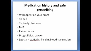 UKFPO Clinical Assessment Exam  Prescribing Old [upl. by Ayidan]