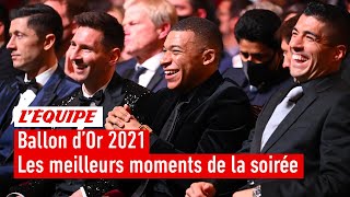 Ballon dOr 2021  Les meilleurs moments de la cérémonie [upl. by Marjy23]