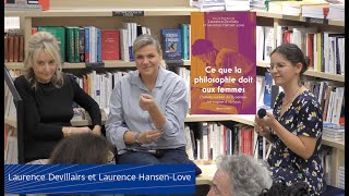 Laurence Devillairs et Laurence HansenLove  Ce que la philosophie doit aux femmes [upl. by Ierdna]