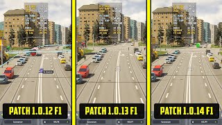 Cities Skylines II  Patch 1012f1 vs 1013f1 vs 1014f1 Performance [upl. by Ettenajna]