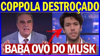 Coppola fala ASNEIRA e BAJULA Elon Musk e Eduardo Cardozo DESTROÇA o bananão [upl. by Buzz]