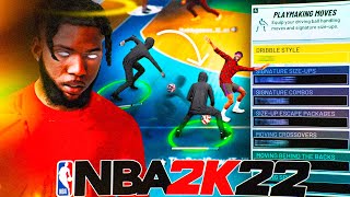 THESE DRIBBLE MOVES TURNED ME INTO A GOD BEST DRIBBLES IN NBA 2K22 FOR FAST MOVEMENT AND COMBOS [upl. by Elockin722]