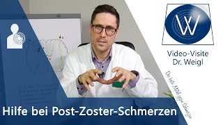 Post Zoster Neuralgie Zosterschmerzen Nervenschmerzen durch den Herpes  Dauer amp Schmerztherapie [upl. by Sadirah]